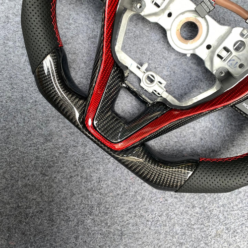 Carbon Fiber Steering Wheel Fits Toyota Corolla 2019+