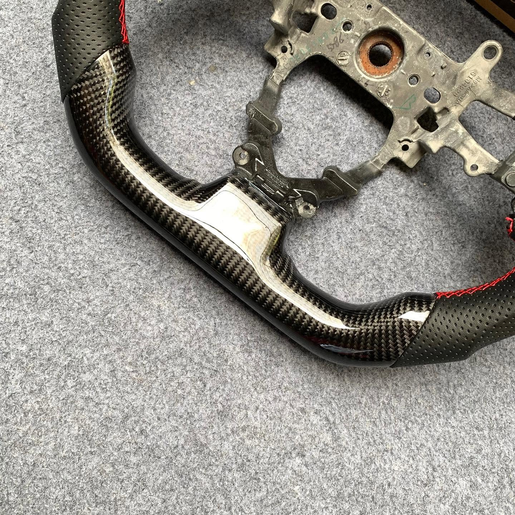Carbon Fiber Steering Wheel Fits Honda 9th Gen Civic 2012-2015