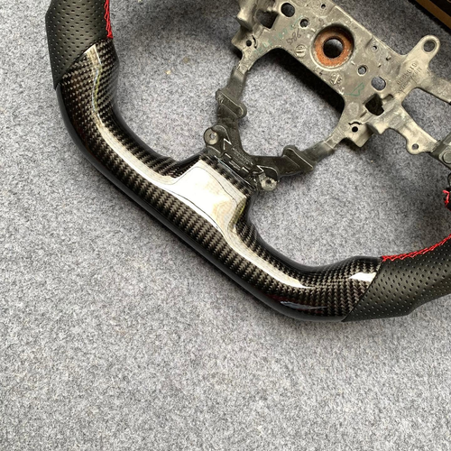 Carbon Fiber Steering Wheel Fits Honda 9th Gen Civic 2012-2015