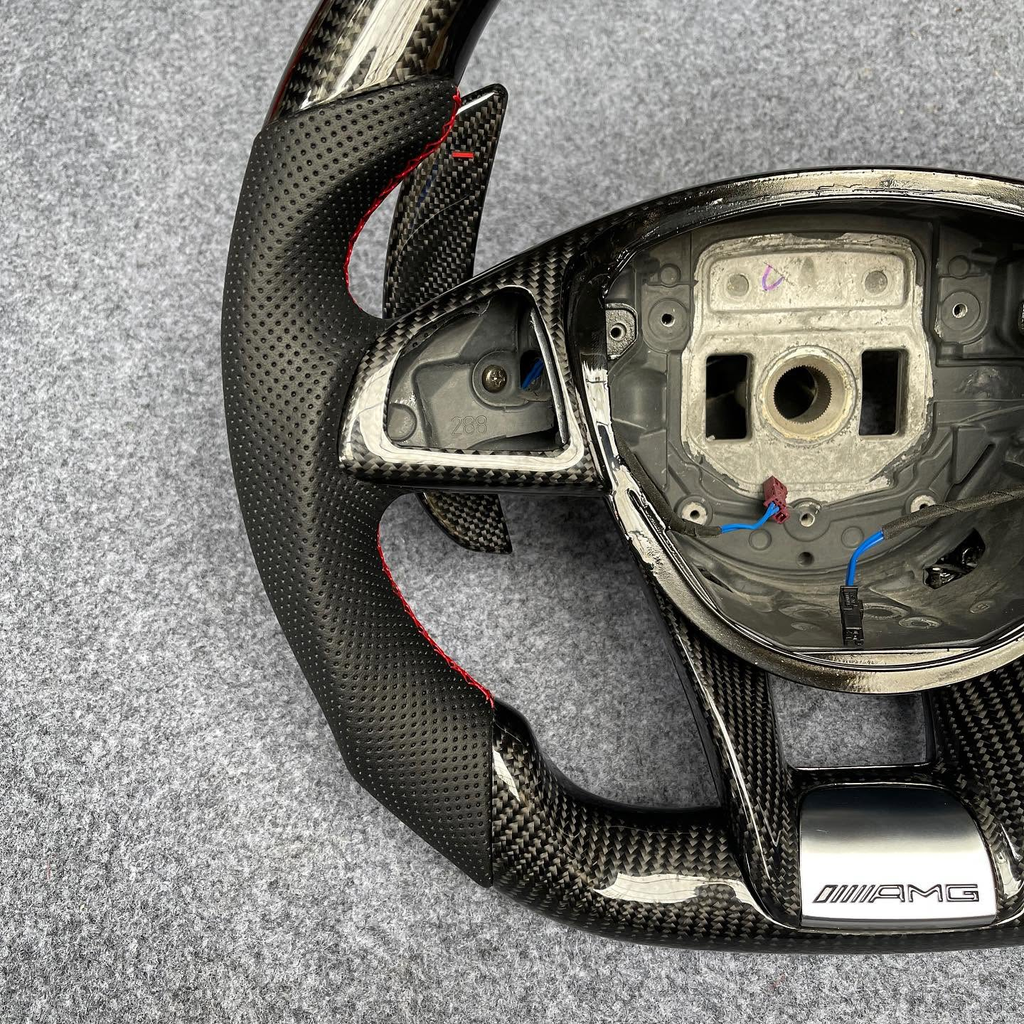 Carbon Fiber Steering Wheel For Mercedes W205 AMG