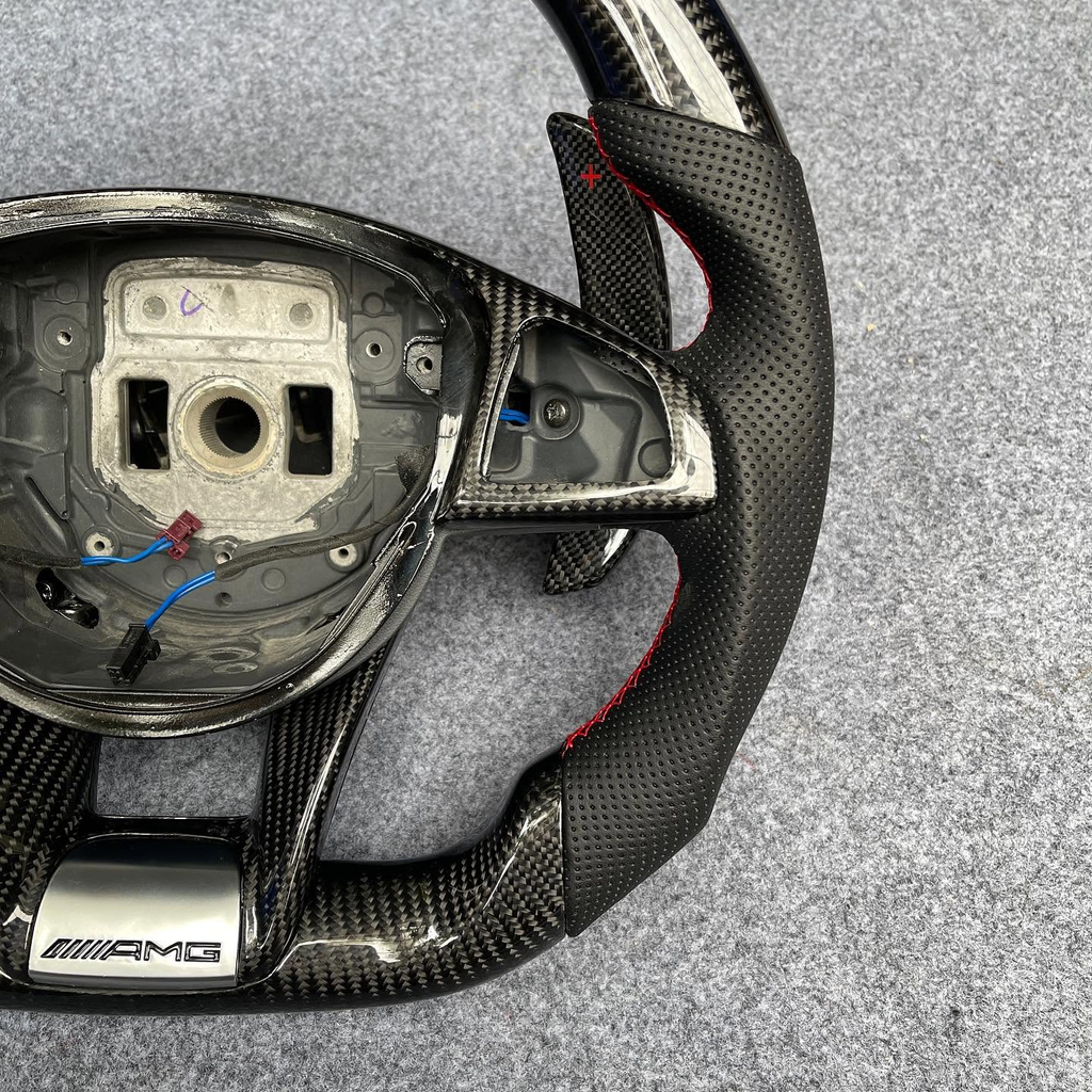 Carbon Fiber Steering Wheel For Mercedes W205 AMG