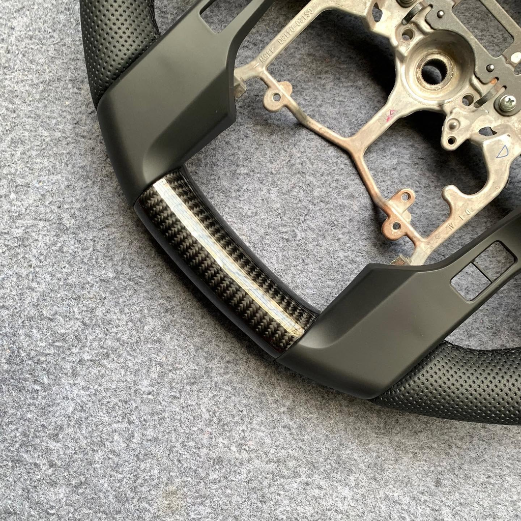 Custom Carbon Fiber Steering Wheel Fits Toyota Tundra Tacoma 4Runner 2014-2021