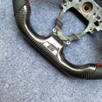 Carbon Fiber Steering Wheel Fits Honda 9th Gen Civic 2012-2015