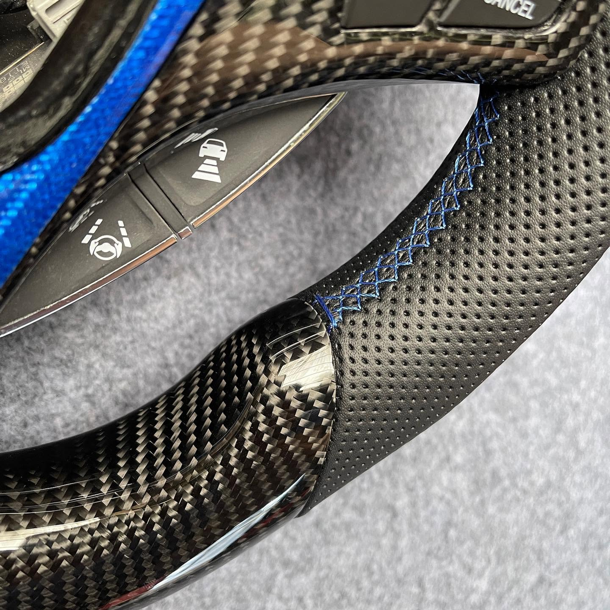 Carbon Fiber Steering Wheel for Acura TLX MDX 2015‑2020