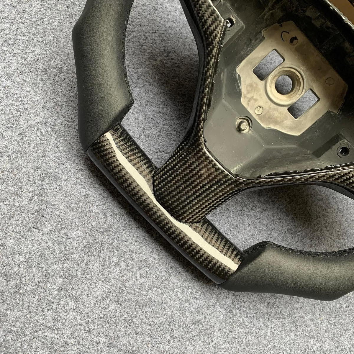 F1 Shape Carbon Fiber Steering Wheel For Tesla Model S / X