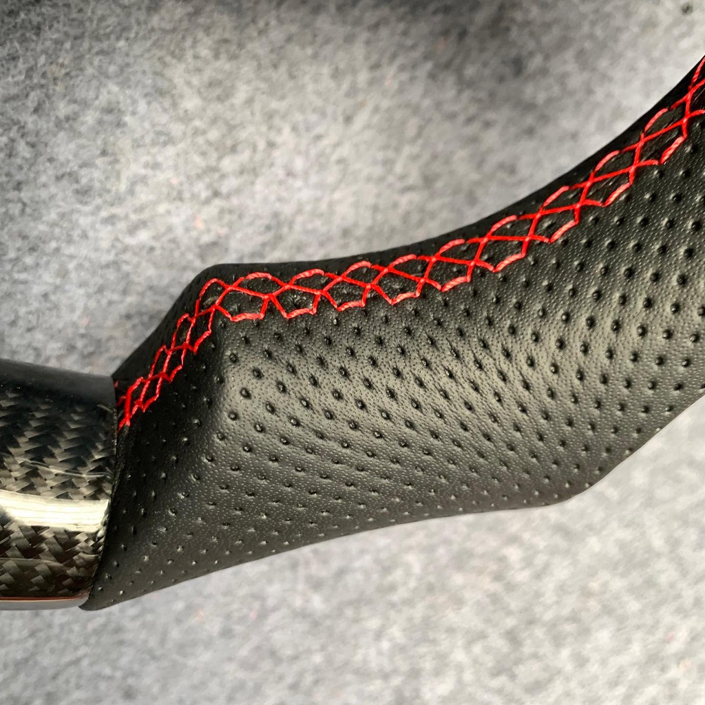 F1 Shape Carbon Fiber Steering Wheel For Tesla Model 3 / Model Y