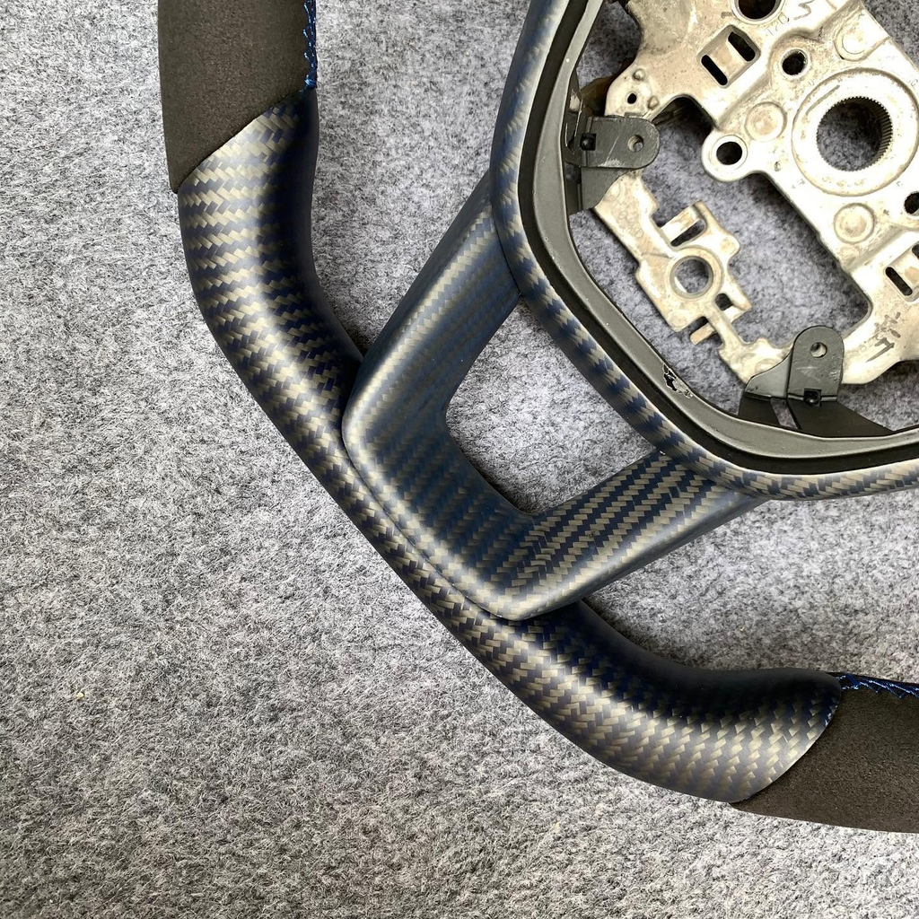 Matte Carbon Fiber Steering Wheel Fits Acura Integra 2023-2026