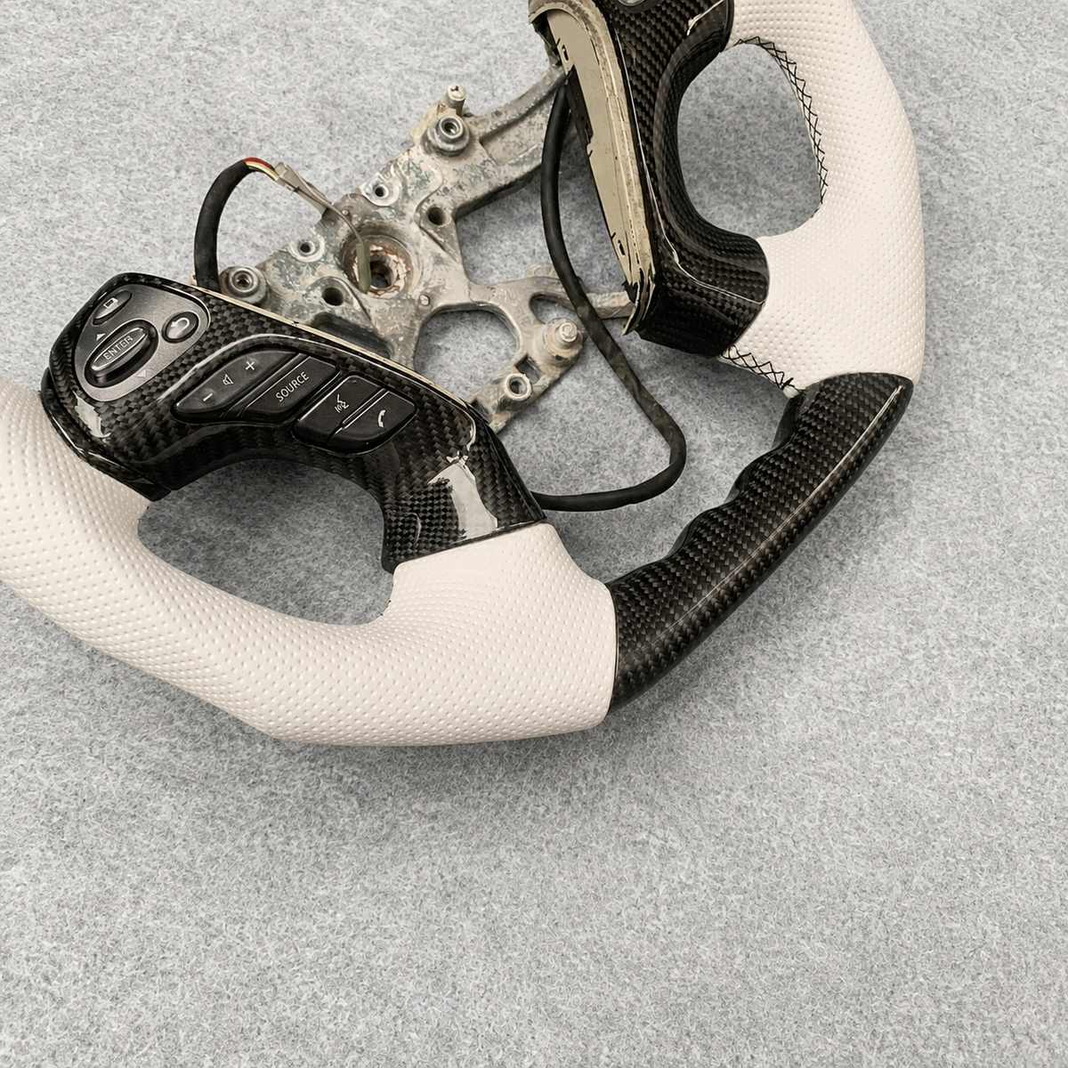 Custom Carbon Fiber Steering Wheel fits Infiniti 2011-2019 M25 M35 M37 M56