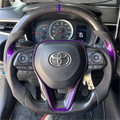 Custom Carbon Fiber Steering Wheel fits Toyota Corolla / RAV4 2019-2026