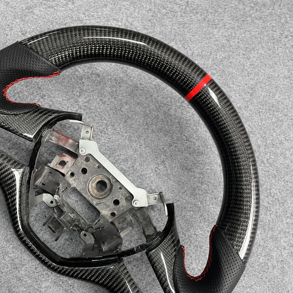 Carbon Fiber Steering Wheel Fits Honda Civic 2006‑2008