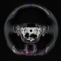 Purple Flakes Forged Carbon Fiber Steering Wheel for 9th Gen Toyota Camry 2025 2026