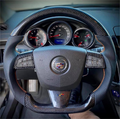 Custom Carbon Fiber Steering Wheel Fits Cadillac 2008-2013 CTS / 2008-2009 XLR / 2008-2011 STS / 2010-2013 SRX