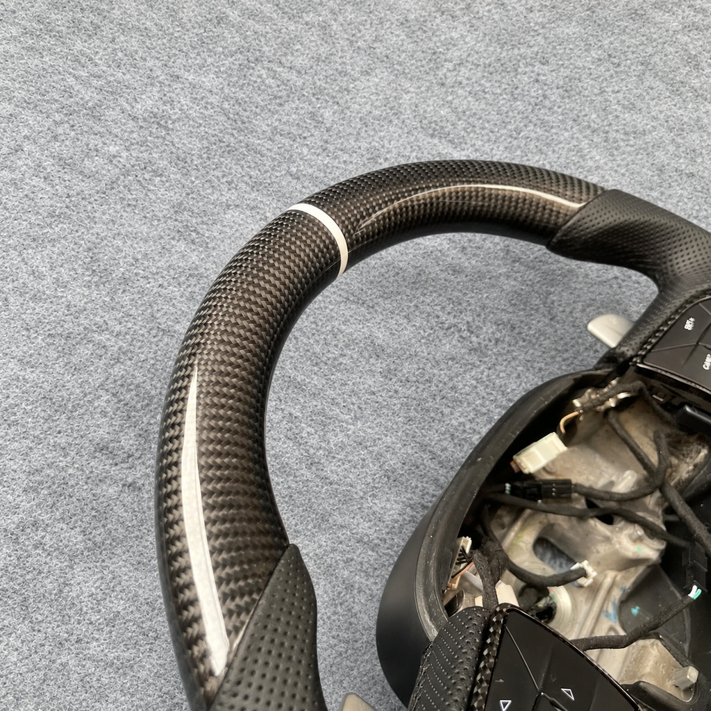 Custom Carbon Fiber Steering Wheel Fits Jeep WK2 Grand Cherokee 2014-2022