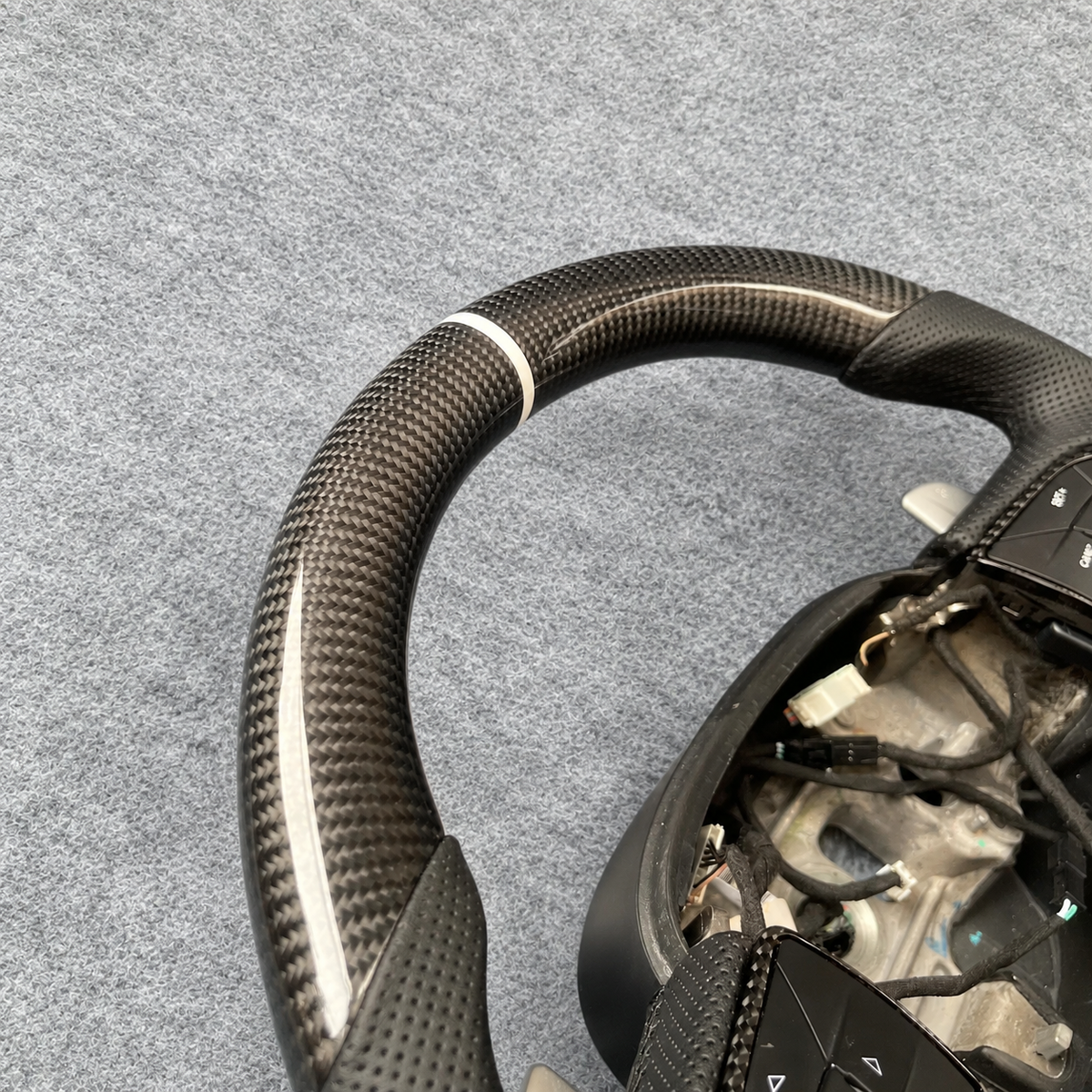 Custom Carbon Fiber Steering Wheel Fits Jeep WK2 Grand Cherokee 2014-2022