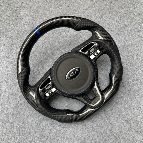 Carbon Fiber Steering Wheel Fits 2016–2020 Kia Optima