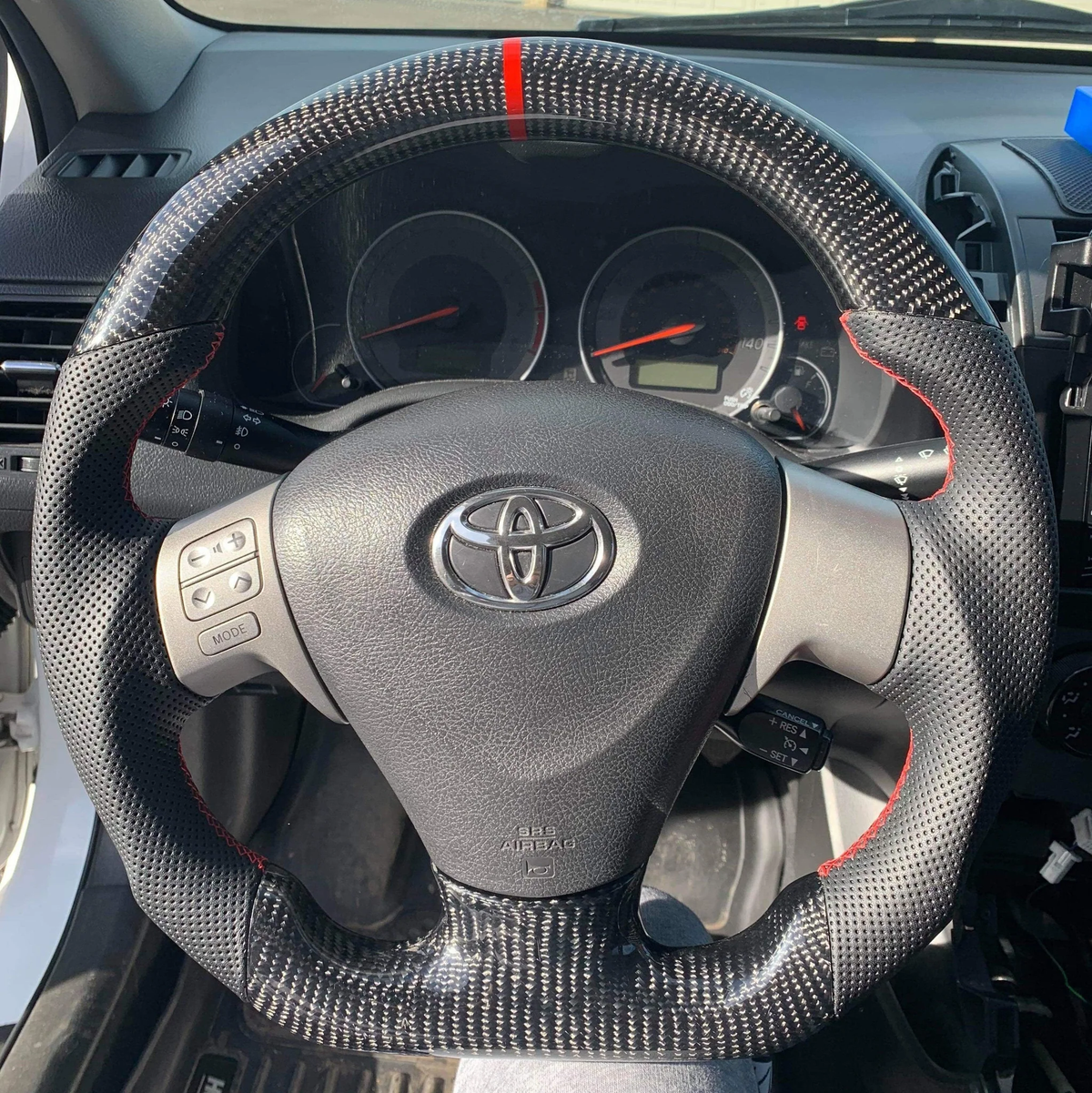 Carbon Fiber Steering Wheel fits Toyota Corolla 2007-2010