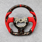 Red Forged Carbon Fiber Steering Wheel Fits Toyota 2012-2013 FT86 GT86 FRS / Subaru 2013-2016 BRZ