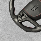 Matte carbon fiber steering wheel fits Cadillac 2015-2020 Escalade / 2013-2019 XTS / 2014-2016 SRX