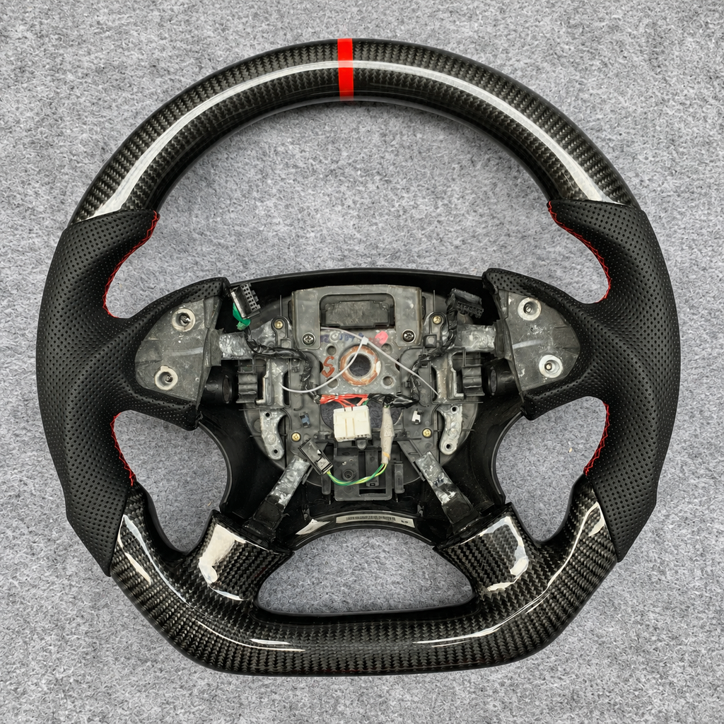 Custom Carbon Fiber Steering Wheel Fits 2004-2006 Acura TL