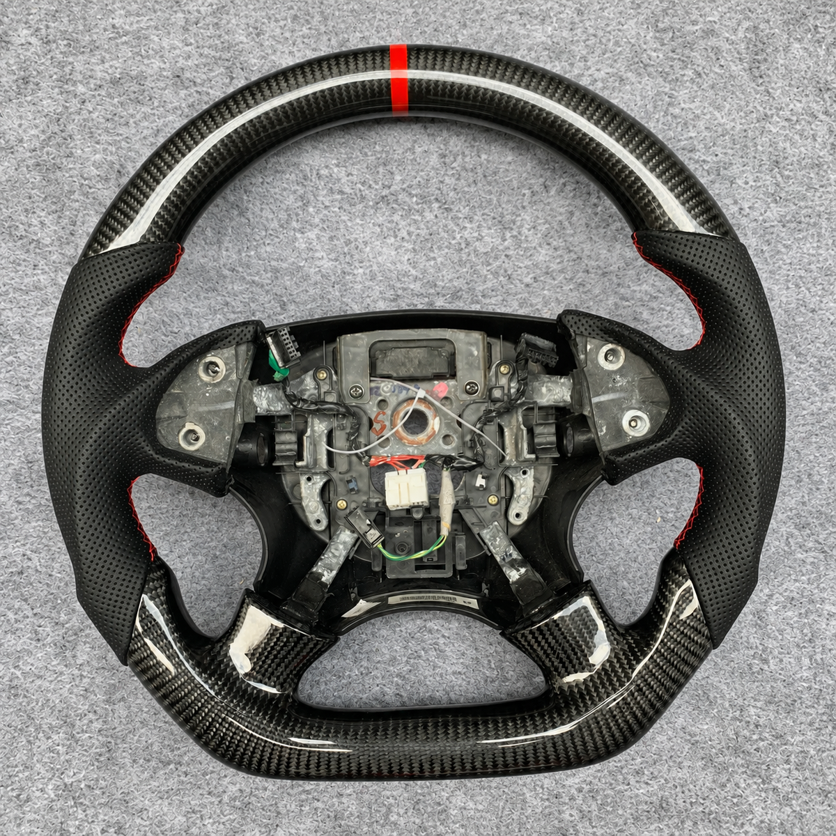 Custom Carbon Fiber Steering Wheel Fits 2004-2006 Acura TL