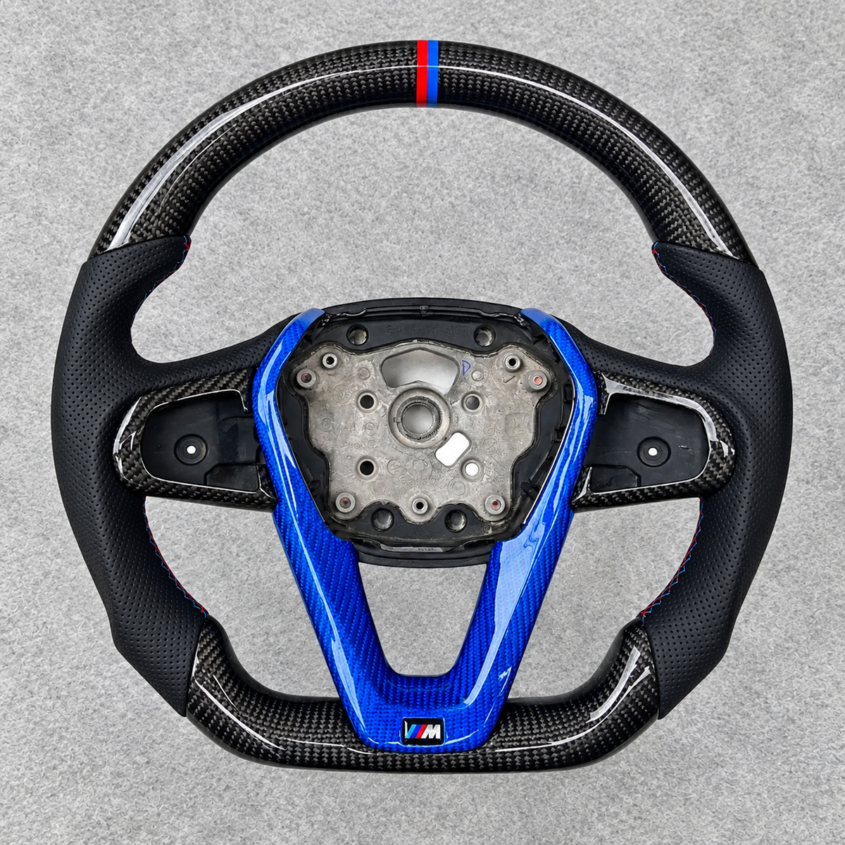 Carbon Fiber Steering Wheel fits BMW X3 G01 / X4 G02 / X5 G05 / X7 G07 / 7 Series G11 G12 / 3 Series G20 G21 / 5 Series G30 G31 /i4