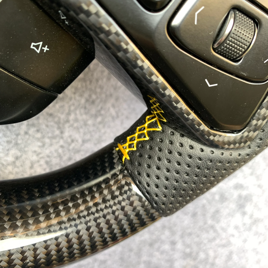 Custom Carbon Fiber Steering Wheel Fits Corvette C8