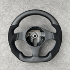 Matte Carbon Fiber Steering Wheel Fits 2001-2007 Mitsubishi EVO 7 8 9