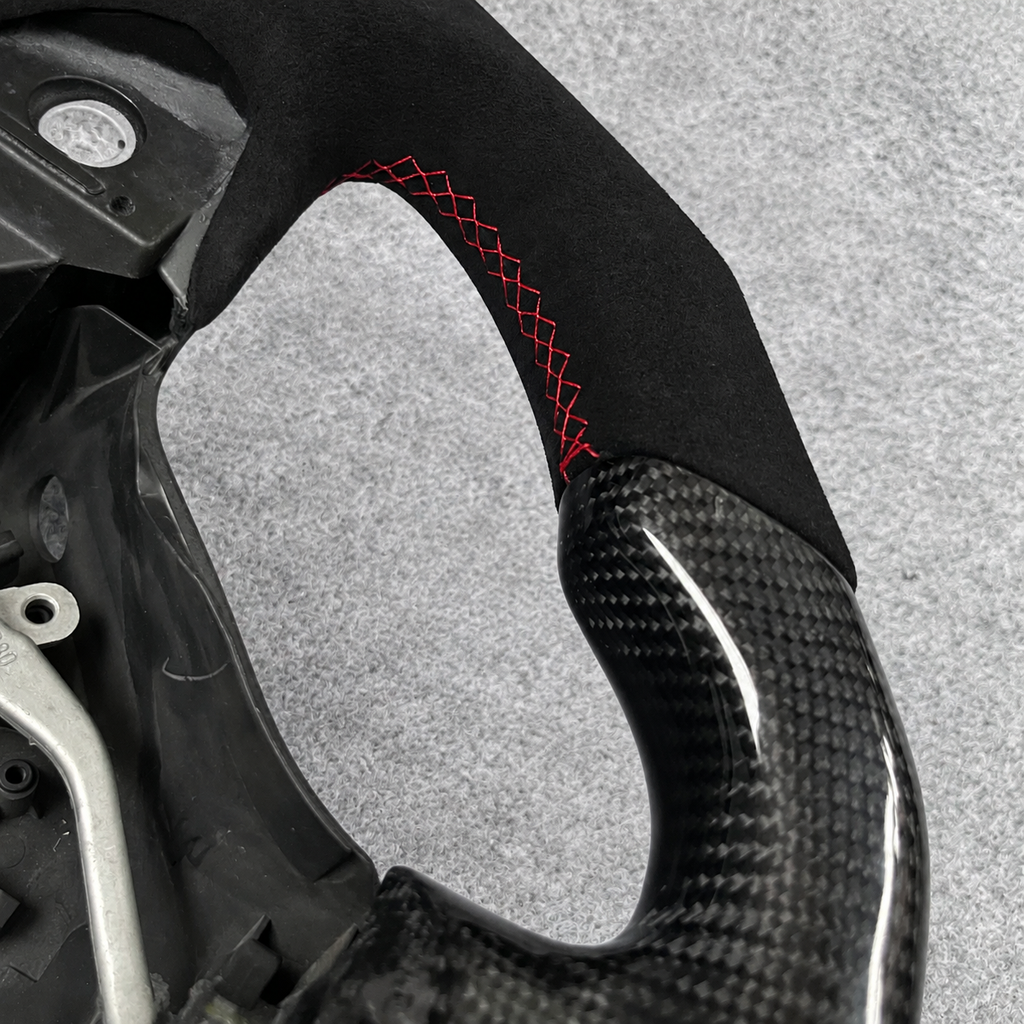 Custom Carbon Fiber Steering Wheel Fits Subaru WRX STI Impreza 2008-2014 / Forester 2009-2013 / Legacy 2008-2009