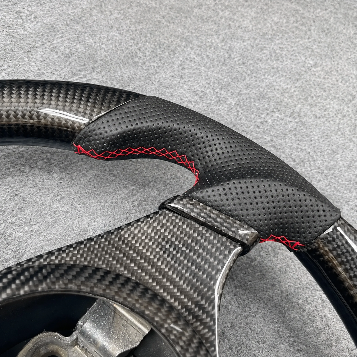 Carbon Fiber Steering Wheel Fits 2001-2007 Mitsubishi EVO 7 8 9