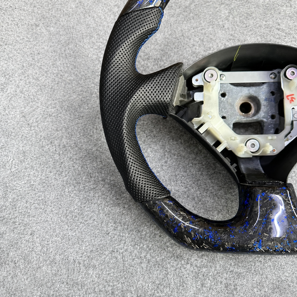 Blue Forged Carbon Fiber Steering Wheel Fits Honda S2000 / Acura RSX