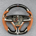 LED Carbon Fiber Steering Wheel Fits Maserati Ghibli / Quattroporte / Levante 2014‑2023
