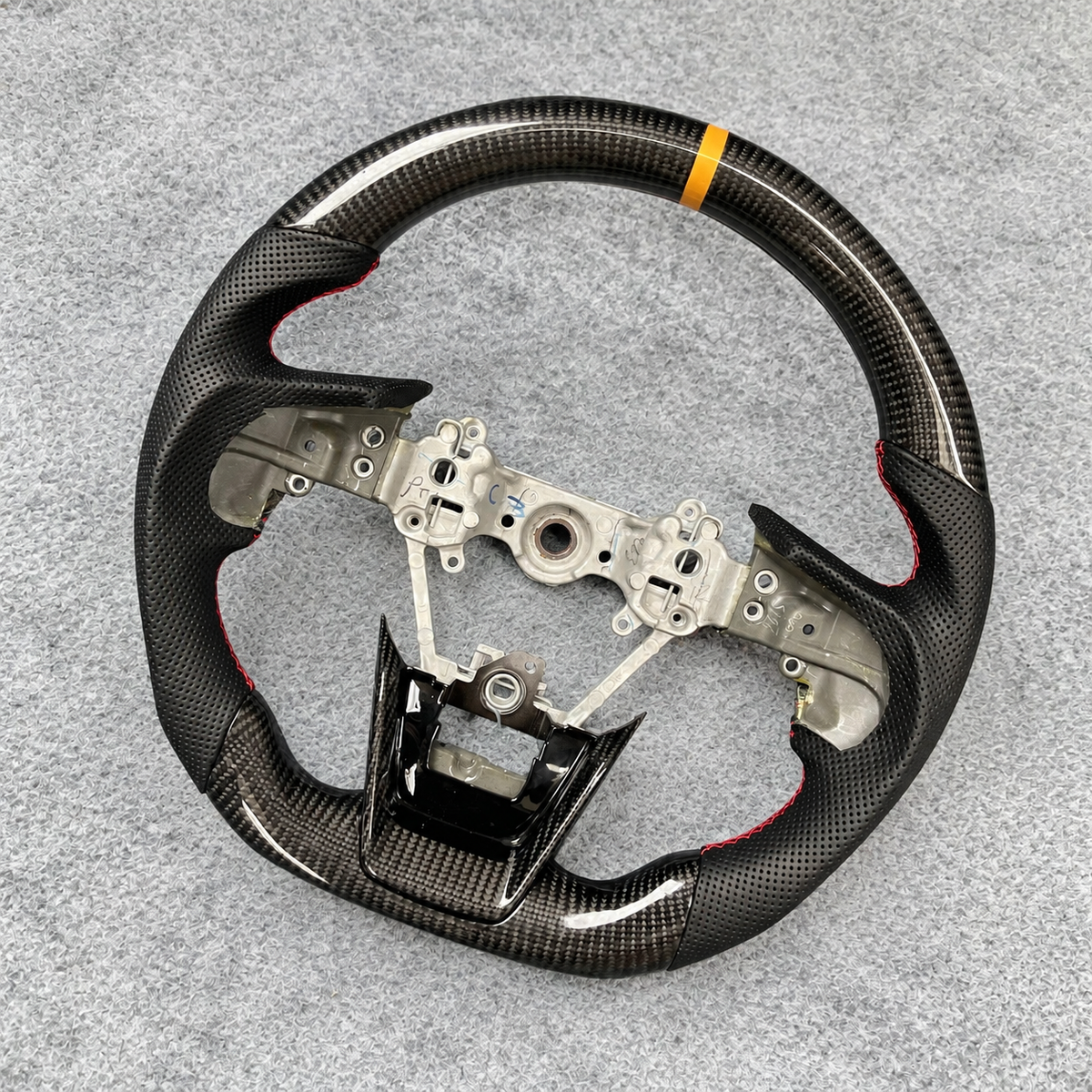 Custom Carbon Fiber Steering Wheel Fits Subaru 2018-2026 Outback / 2019-2026 Forester / 2018-2021 XV Crosstrek / 2018-2025 Legacy