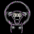 Purple Flakes Forged Carbon Fiber Steering Wheel Fits Honda 2018-2022 Accord / 2018-2022 Insight