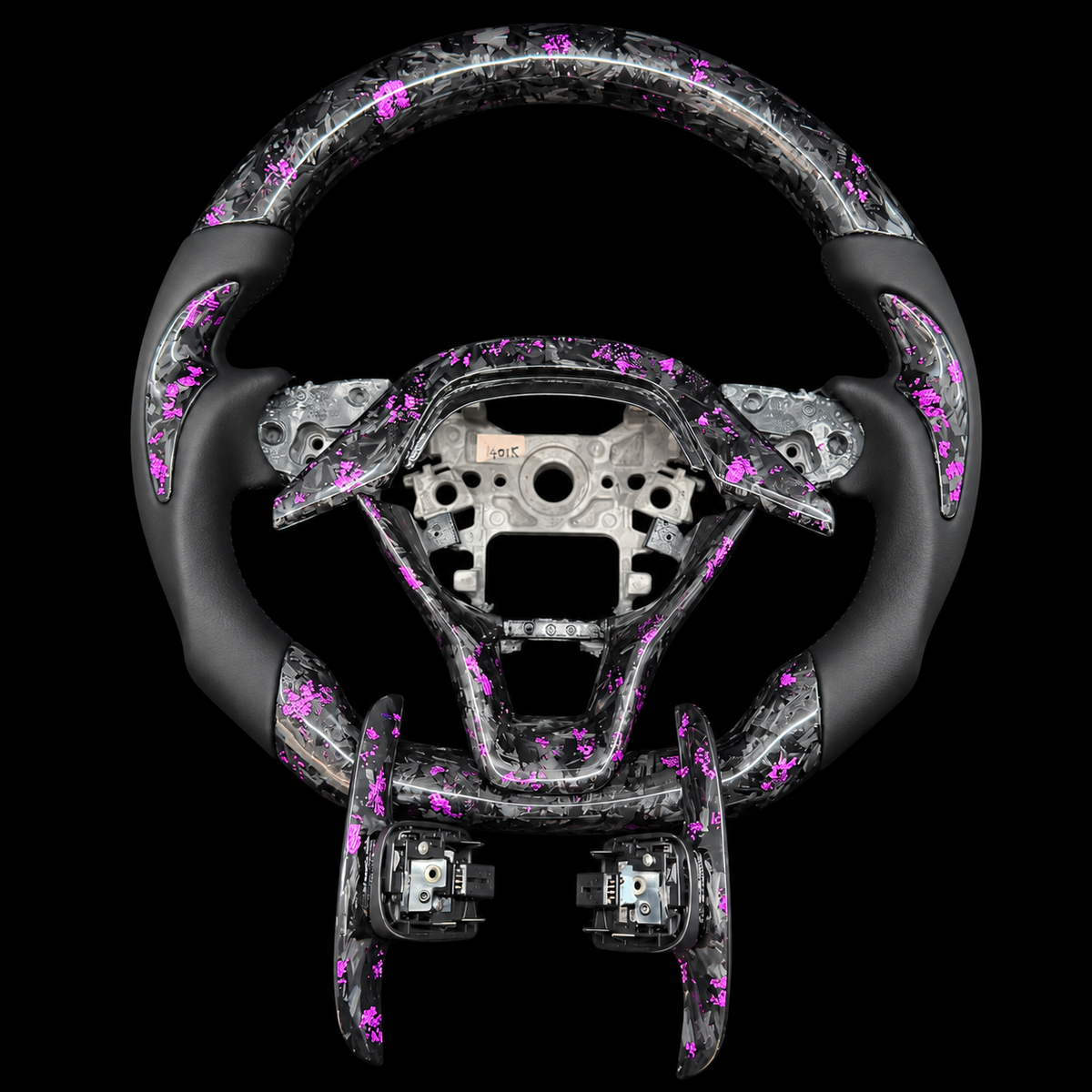 Purple Flakes Forged Carbon Fiber Steering Wheel Fits Honda 2018-2022 Accord / 2018-2022 Insight