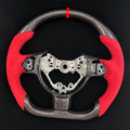 Red Twill Carbon Fiber Steering Wheel Fits Toyota FT86 GT86 FRS 2017-2026 / Subaru BRZ 2017-2026