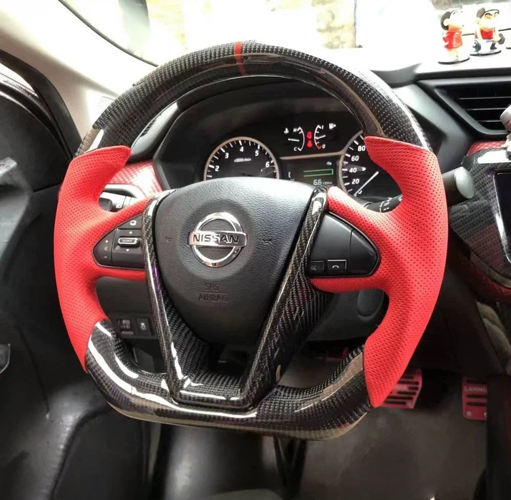 Carbon Fiber Steering Wheel Fits Nissan 2016‑2018 Maxima