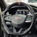 Custom carbon fiber steering wheel fits Cadillac 2020-2026 CT4 / CT5 / 2019-2025 XT4