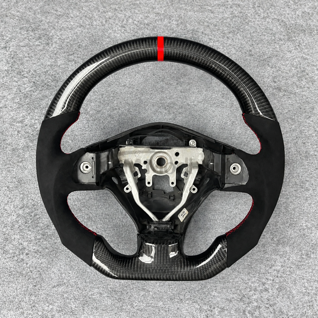 Custom Carbon Fiber Steering Wheel Fits Subaru WRX STI Impreza 2008-2014 / Forester 2009-2013 / Legacy 2008-2009