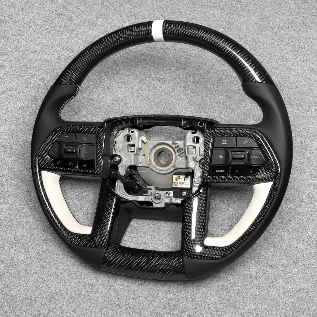 Carbon Fiber Steering Wheel Fits 2022-2026 Tundra Tacoma Sequoia