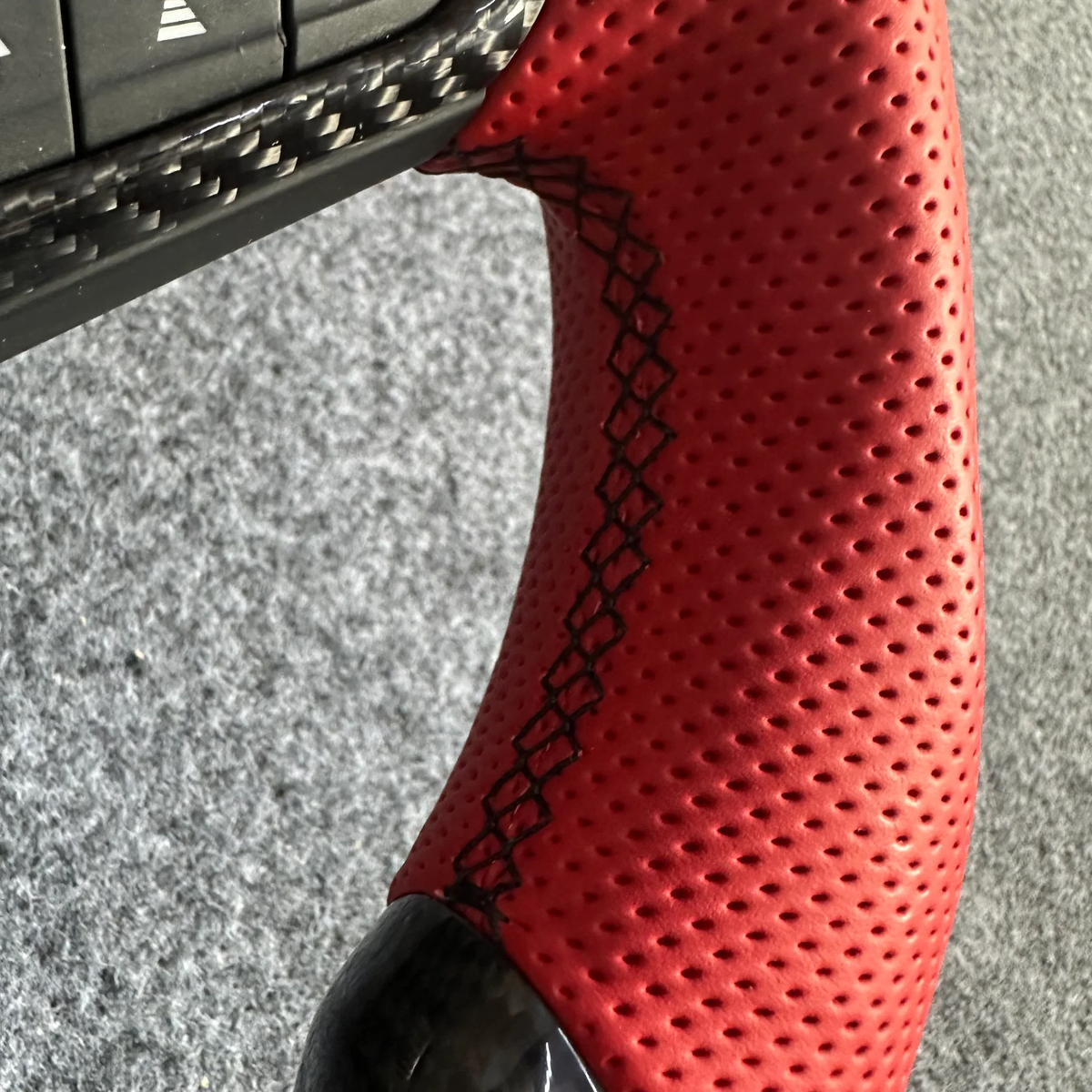 Custom carbon fiber steering wheel fits Acura RDX 2019‑2025