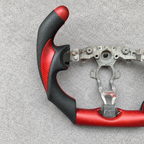 F1 Style Matte Red Carbon Fiber Steering Wheel fits 2010-2018 Nissan Juke