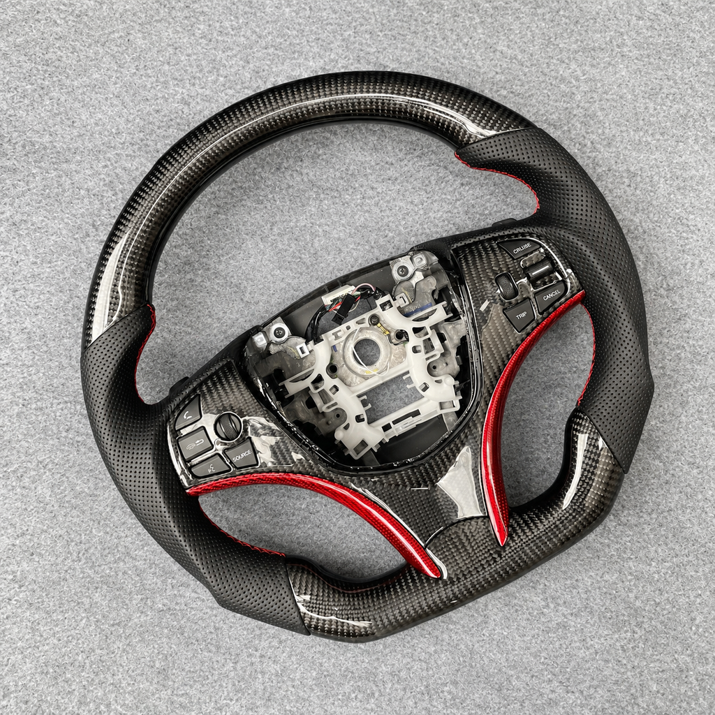 Custom Carbon Fiber Steering Wheel Fits 2014-2019 Acura MDX RLX