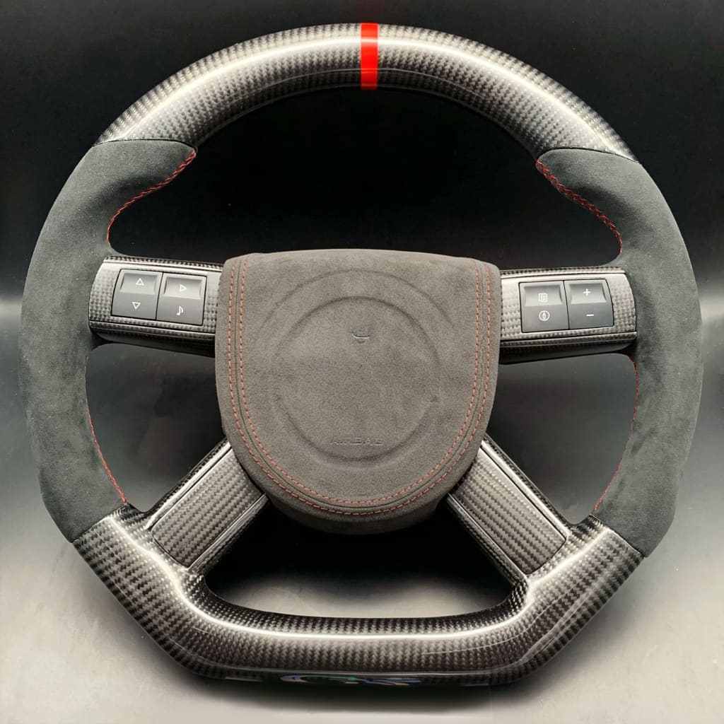 Carbon Fiber Steering Wheel fits 2005-2010 Chrysler 300 / Dodge 2006-2010 Charger / 2008-2010 Challenger / 2005-2008 Magnum