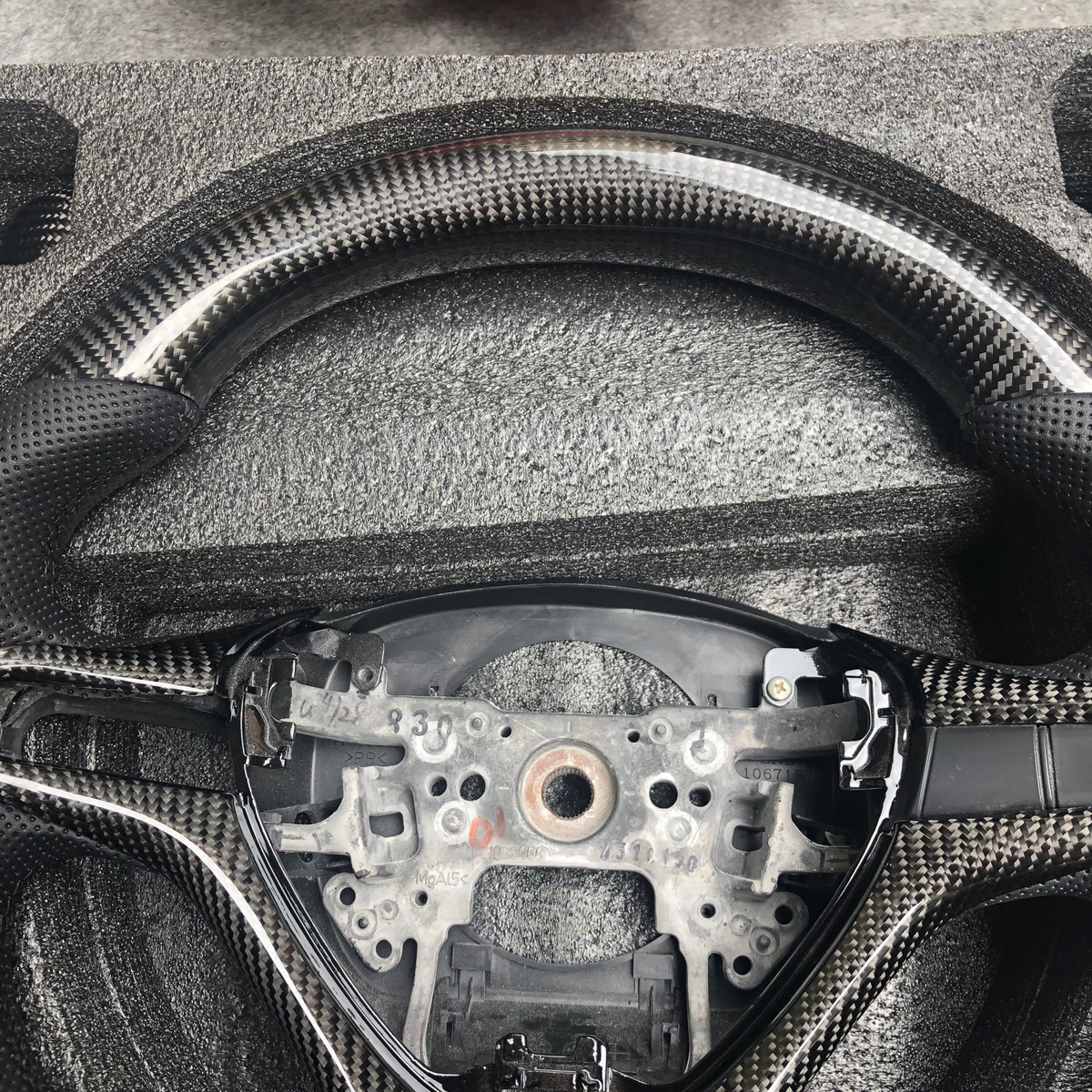 Carbon Fiber Steering Wheel Fits Honda Civic FD2 2006‑2011