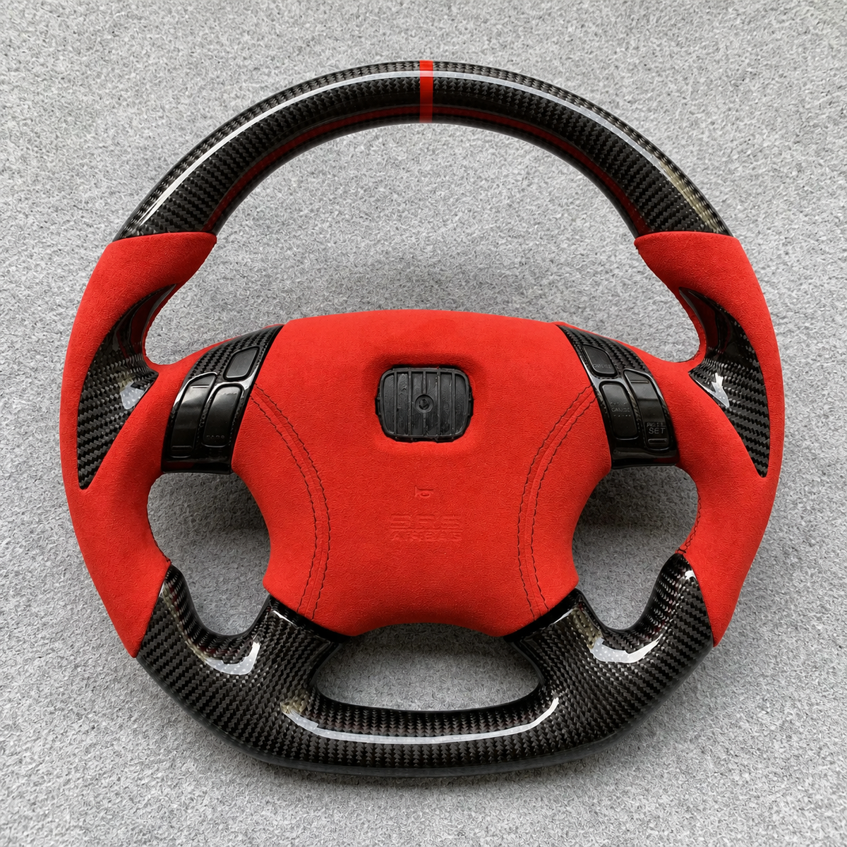 Carbon Fiber Steering Wheel Fits Honda Accord 2003‑2007 LX EX DX V6