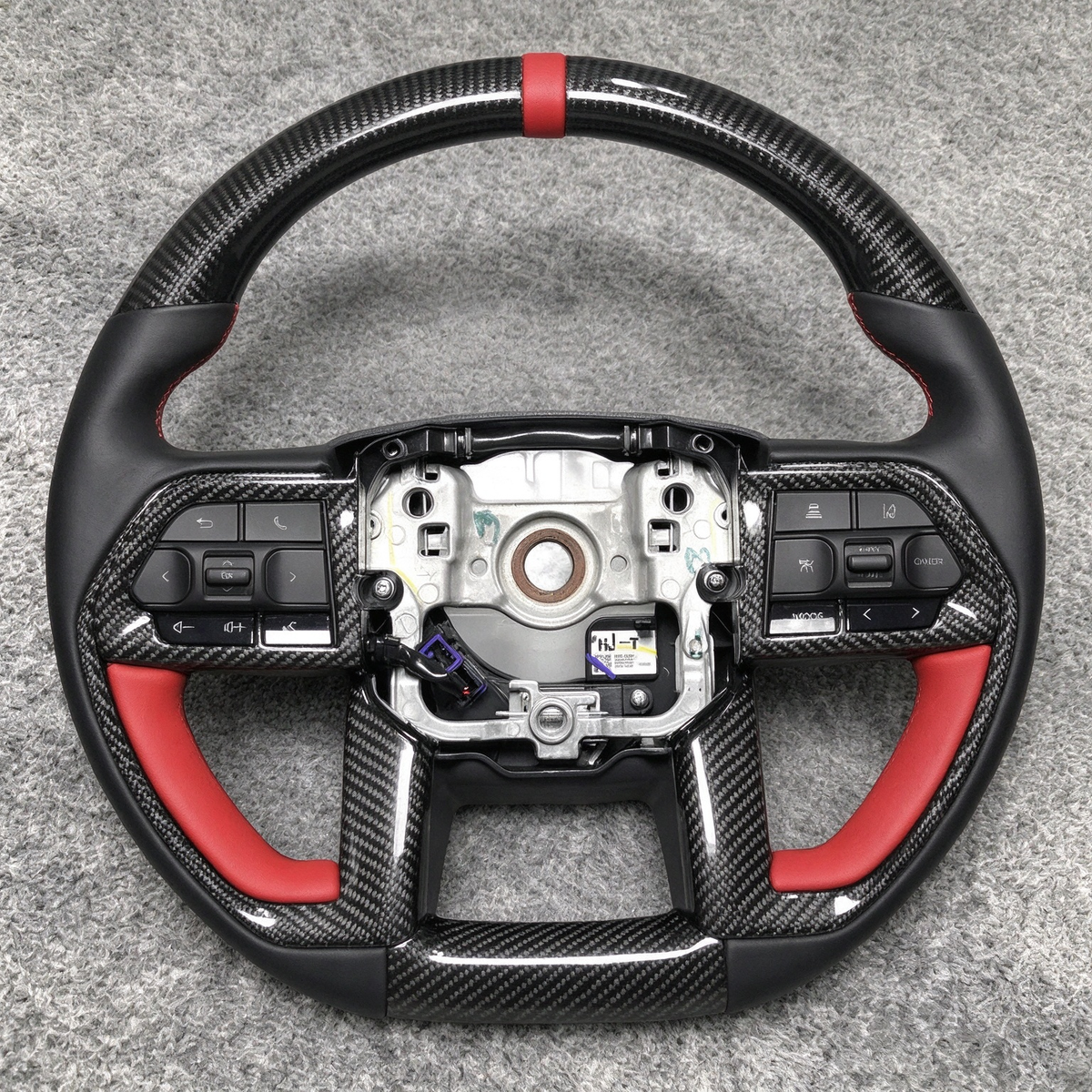 Carbon Fiber Steering Wheel Fits 2022-2026 Tundra Tacoma Sequoia 4Runner