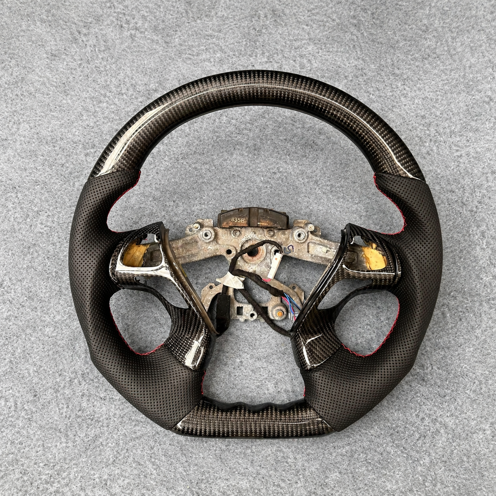 Custom Carbon Fiber Steering Wheel Fits Infiniti QX60 Q70 Q70L M25 M35 M37 M56