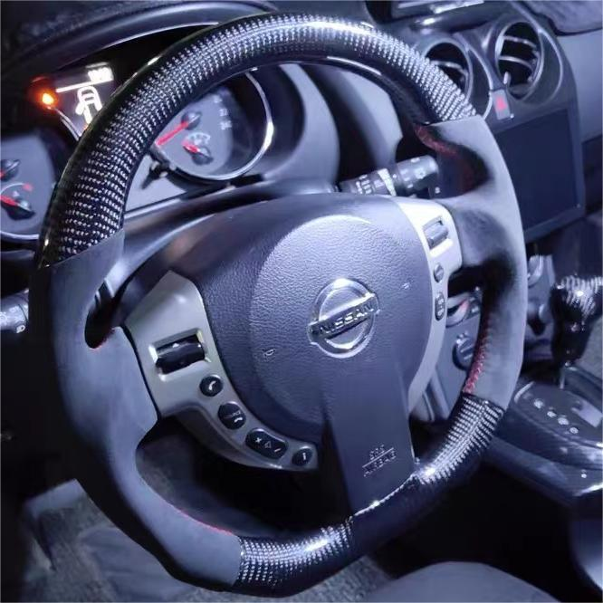 Carbon Fiber Steering Wheel For Nissan 2007-2012 Sentra /2008-2013 Rogue NV200