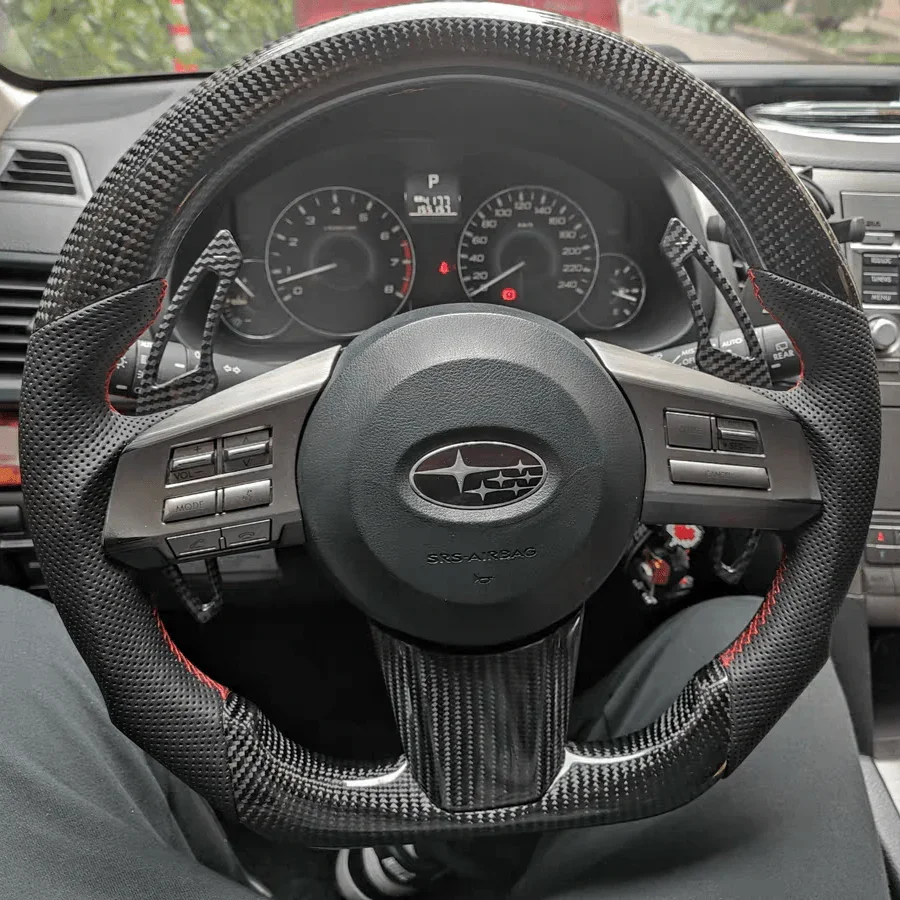 Carbon Fiber Steering Wheel Fits Subaru 2010-2011 Outback Legacy
