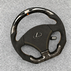 LED Carbon Fiber Steering Wheel Fits Lexus GS300 GS430 2000-2005